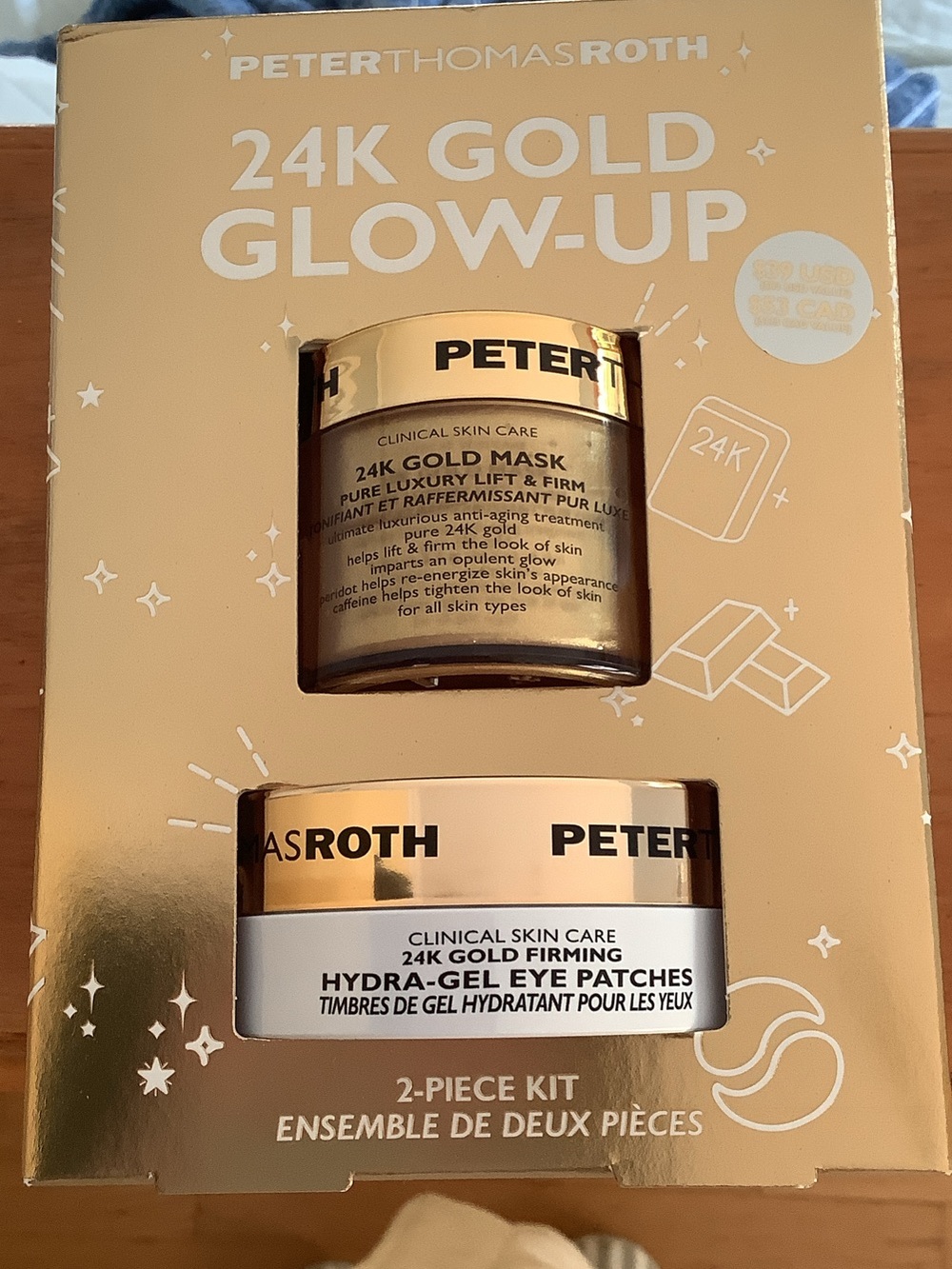 Peter Thomas Roth 24K Gold Glow-Up Kit - Gold and White